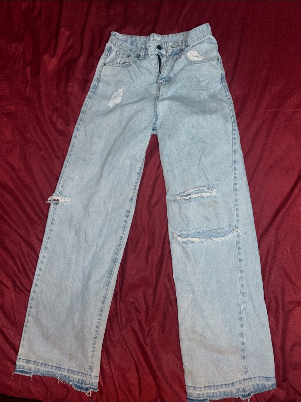 Beginning Boutique Light Wash Denim Jeans